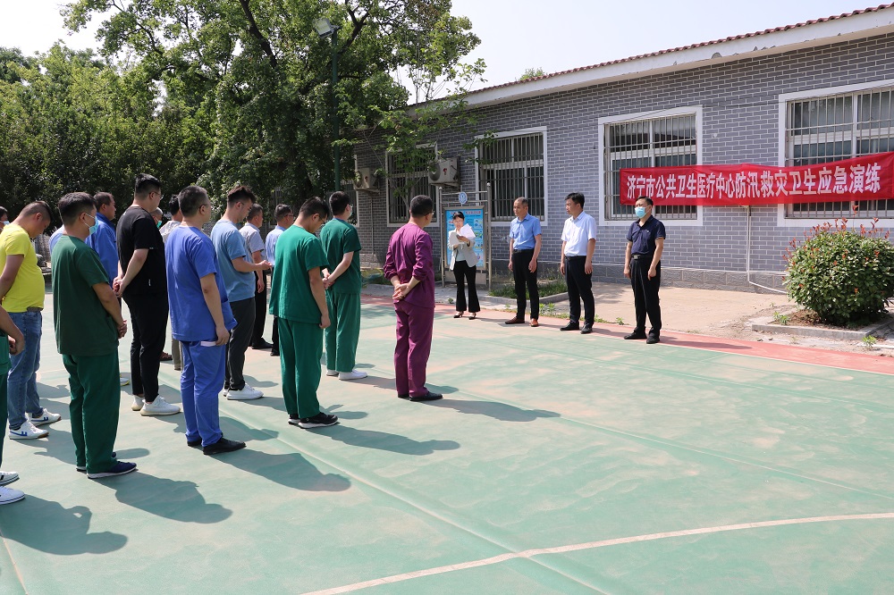 以演促防 以练备战：济宁市公共卫生医疗中心开展2023年防汛防救灾卫生应急演练